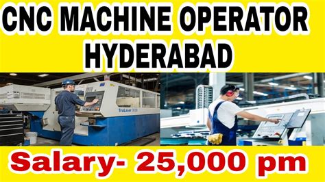 cnc machine operator job salary in india|average salary of cnc operator.